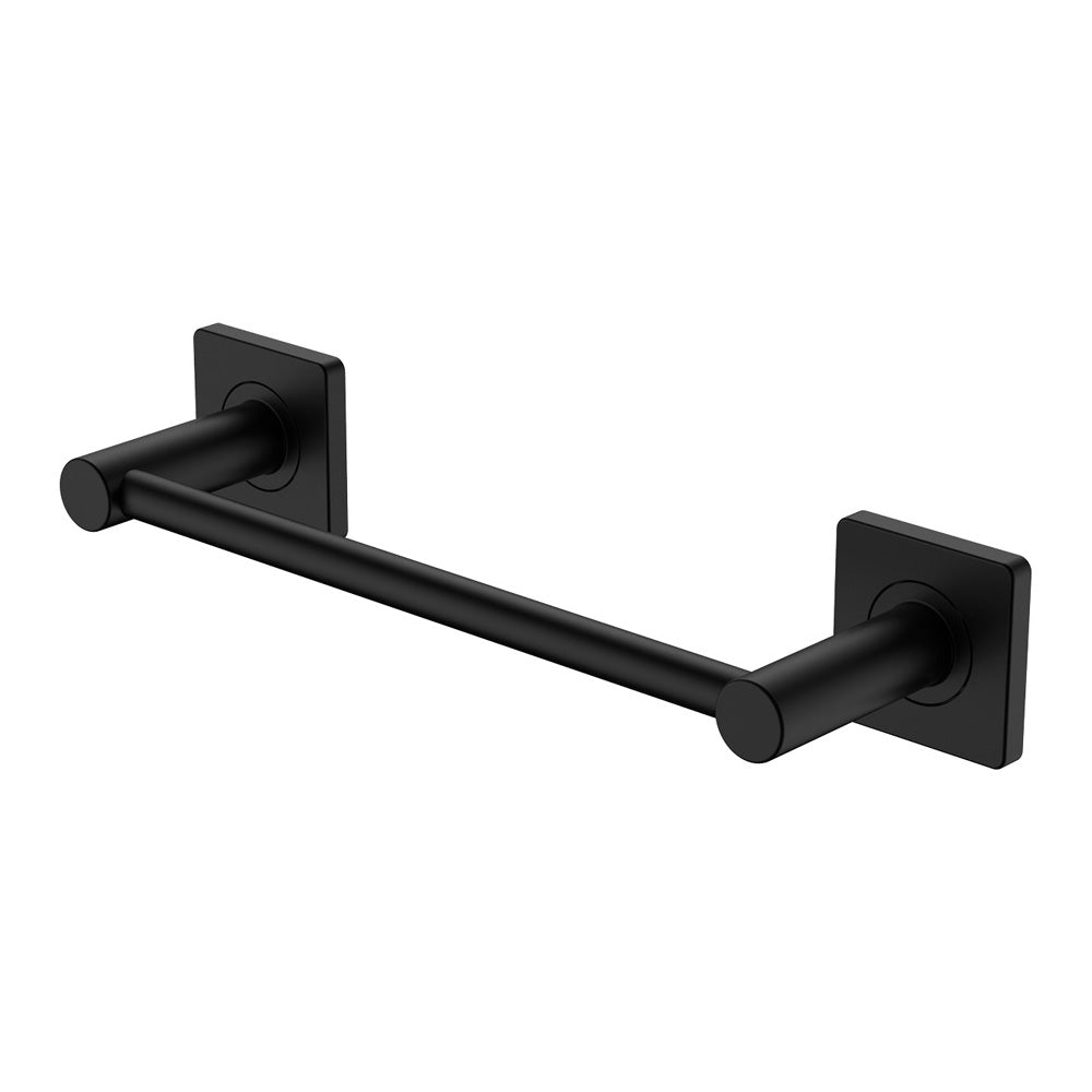 Sansa Single Towel Rail 300mm Matt Black