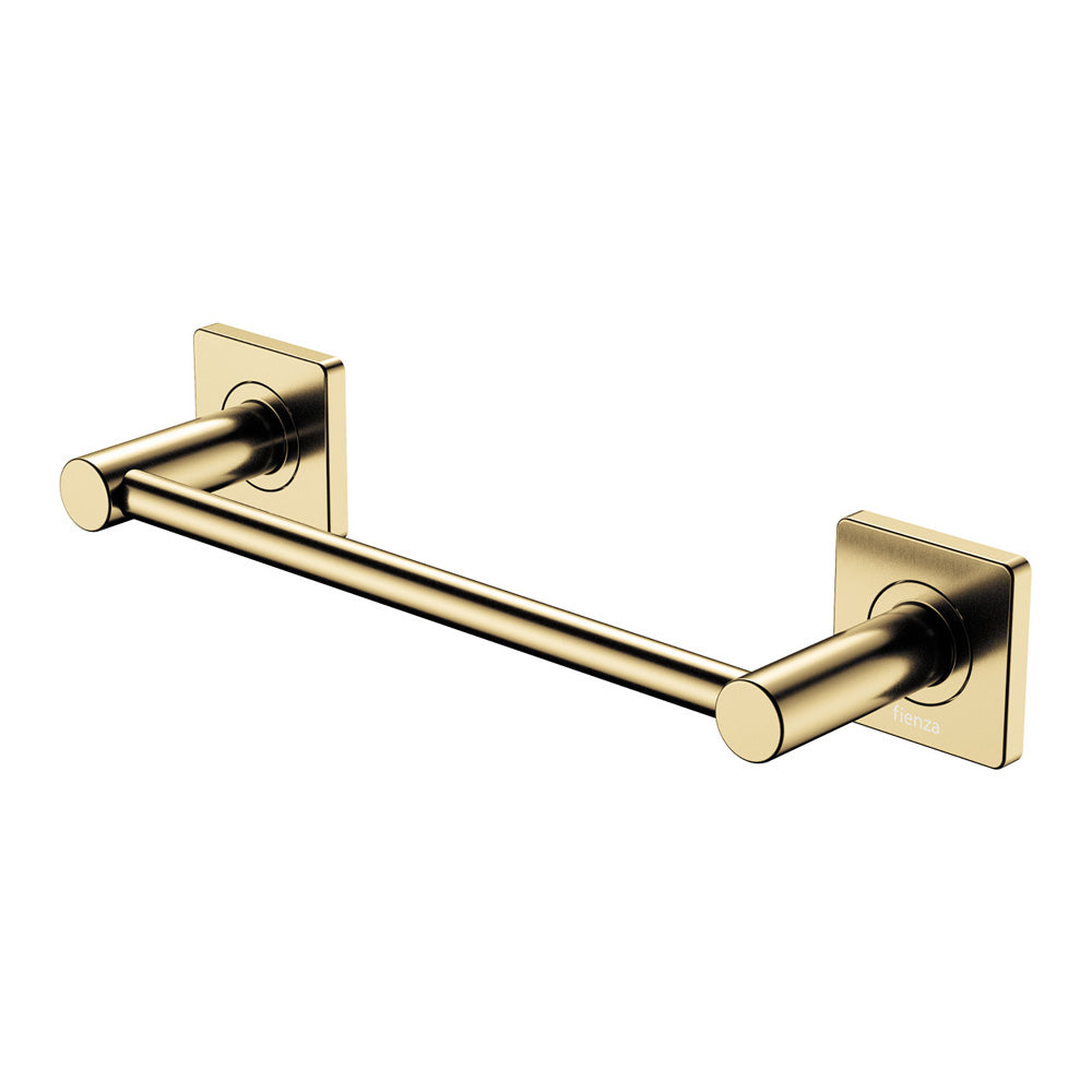 Sansa Single Towel Rail 300mm Urban Brass
