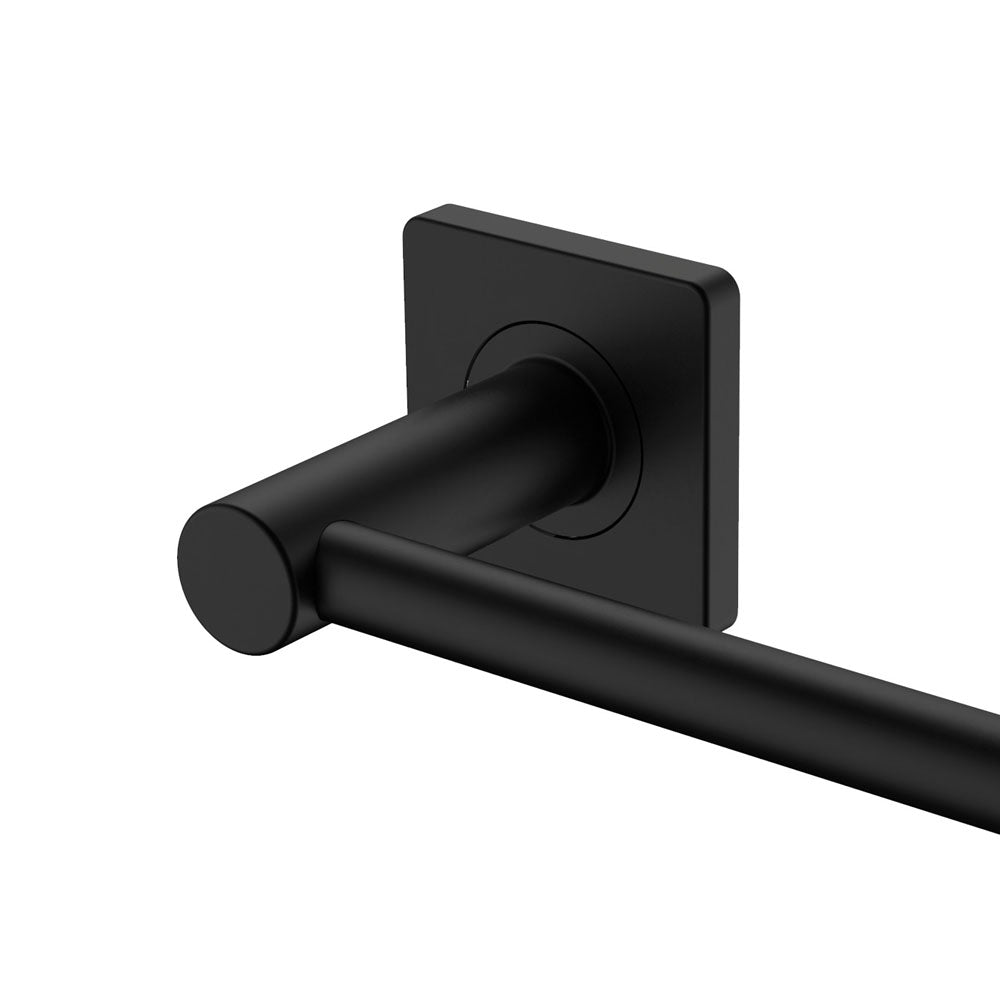 Sansa Single Towel Rail 900mm Matt Black