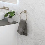 Sansa Hand Towel Ring Brushed Nickel