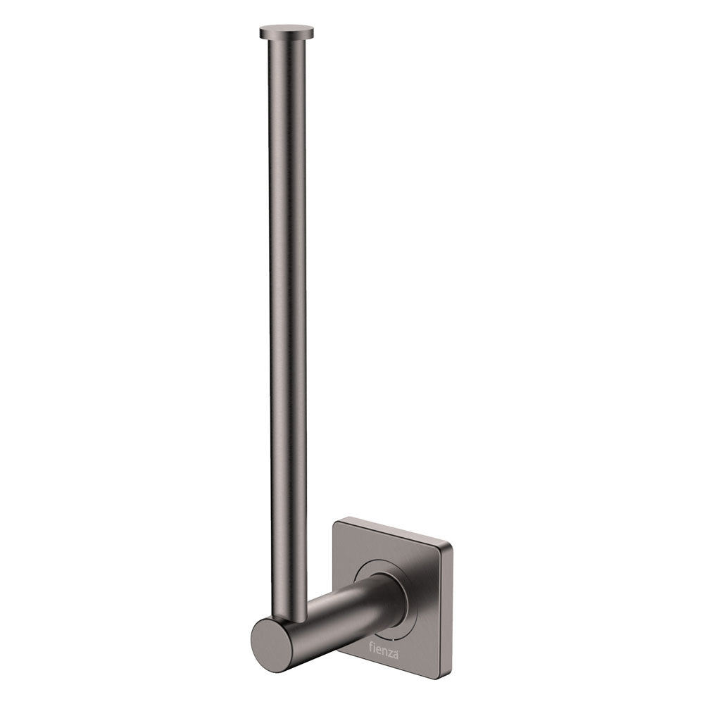 Sansa Hand Towel Rail / Toilet Roll Holder Gun Metal