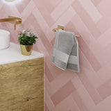 Sansa Hand Towel Rail / Toilet Roll Holder Urban Brass