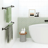 Sansa Double Towel Rail 900mm Matt Black