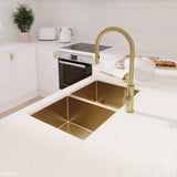 Hana 27L Sink Protector, PVD Rugged Brass