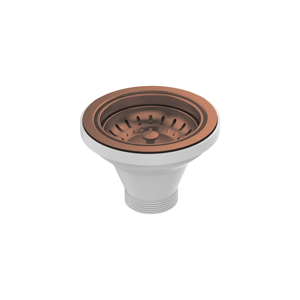 Hana Sink Basket Waste, PVD Brushed Copper