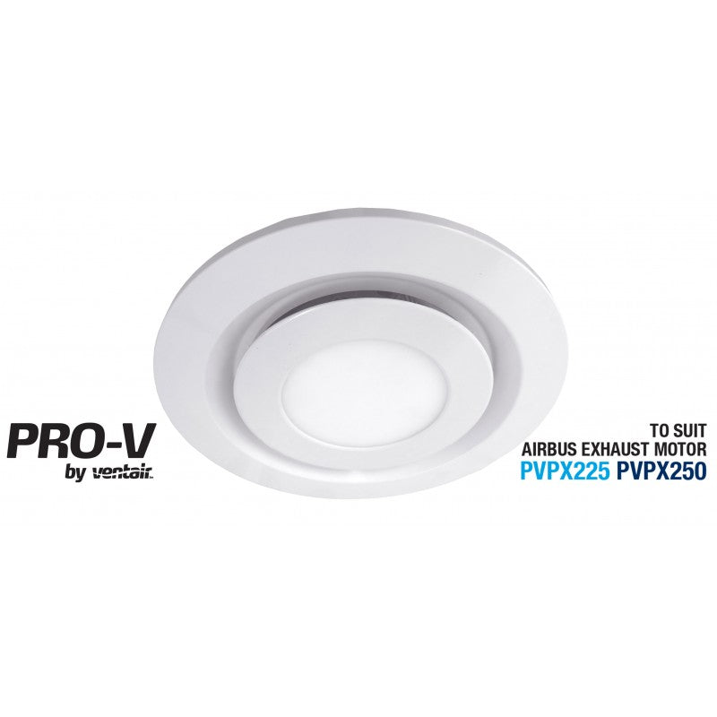 AIRBUS 250 FASCIA - White Round with LED Light