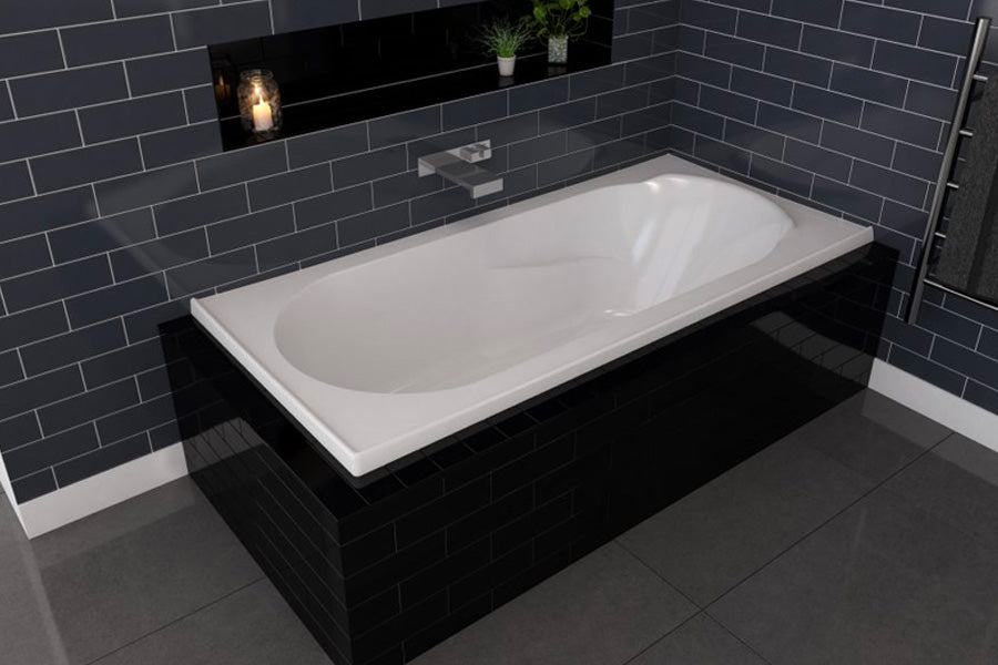 Adatto 1510 Inset Bath - White