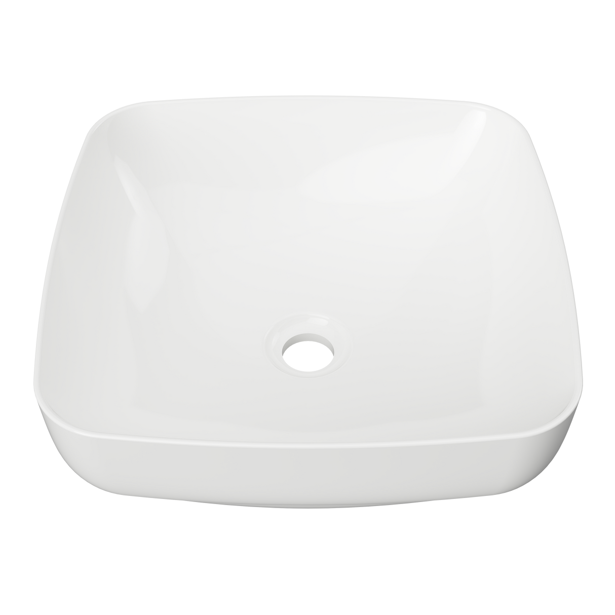 An image of Timberline's Addison Basin 400mm White Gloss