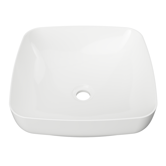 An image of Timberline's Addison Basin 400mm White Gloss