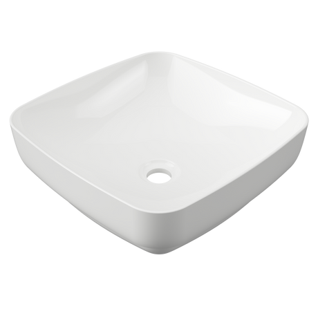 An image of Timberline's Addison Basin 400mm White Gloss