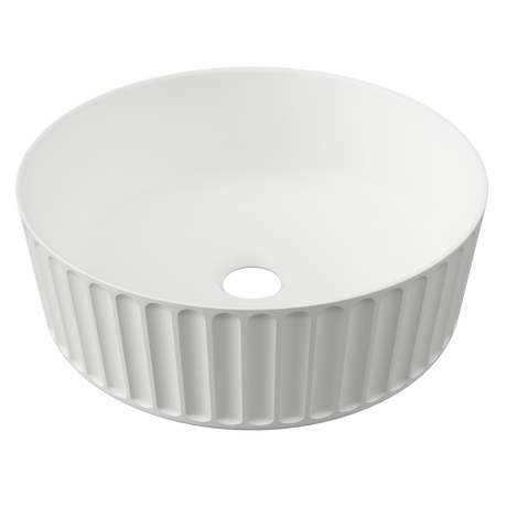 An image of Timberline's Allure Flute Basin 365mm White Matt