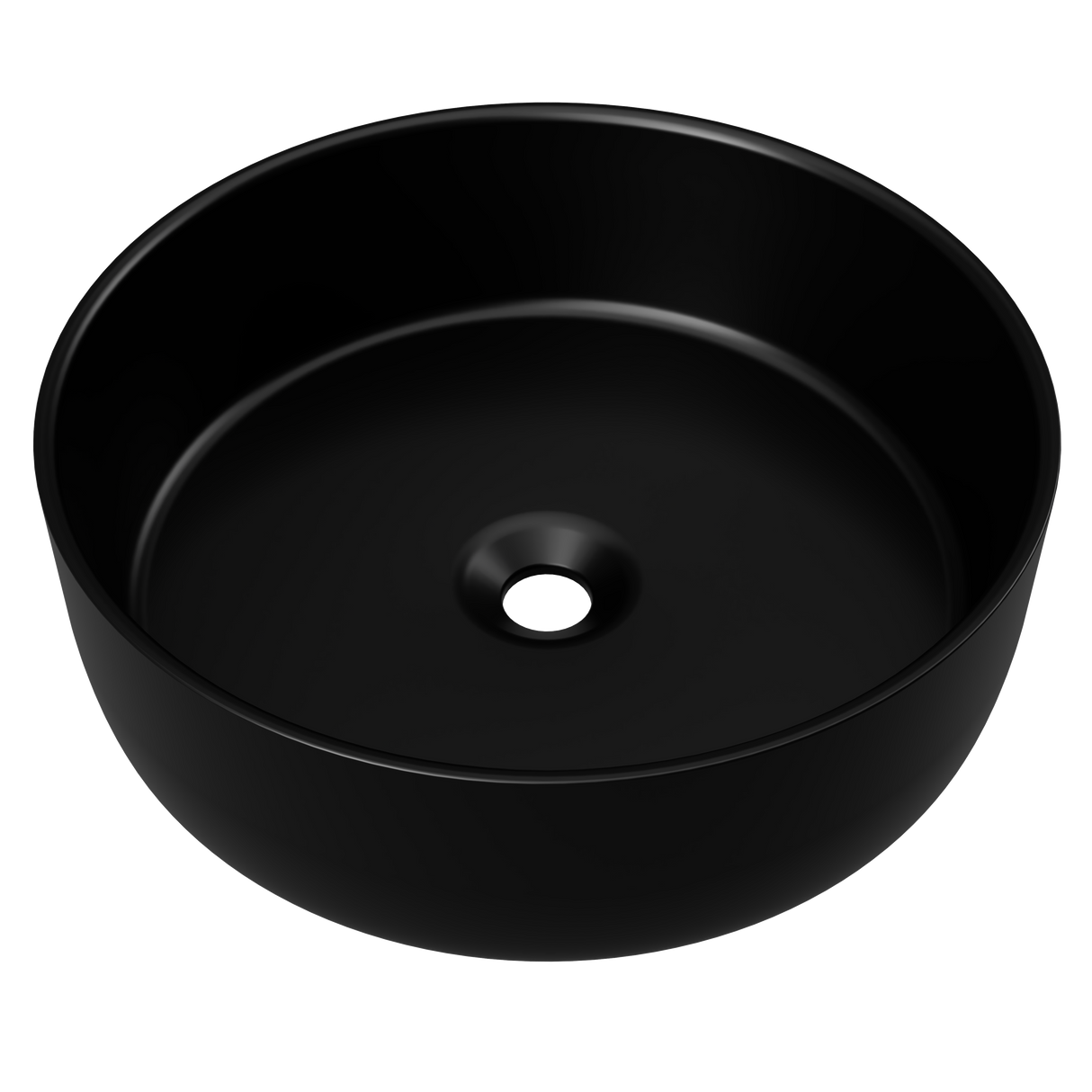 An image of Timberline's Allure Basin 360mm Black Matt