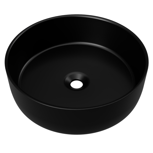 An image of Timberline's Allure Basin 360mm Black Matt