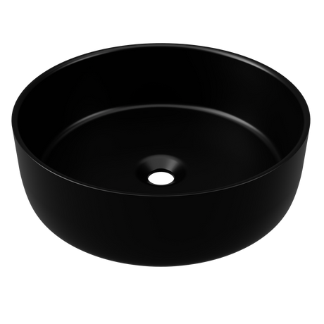 An image of Timberline's Allure Basin 360mm Black Matt