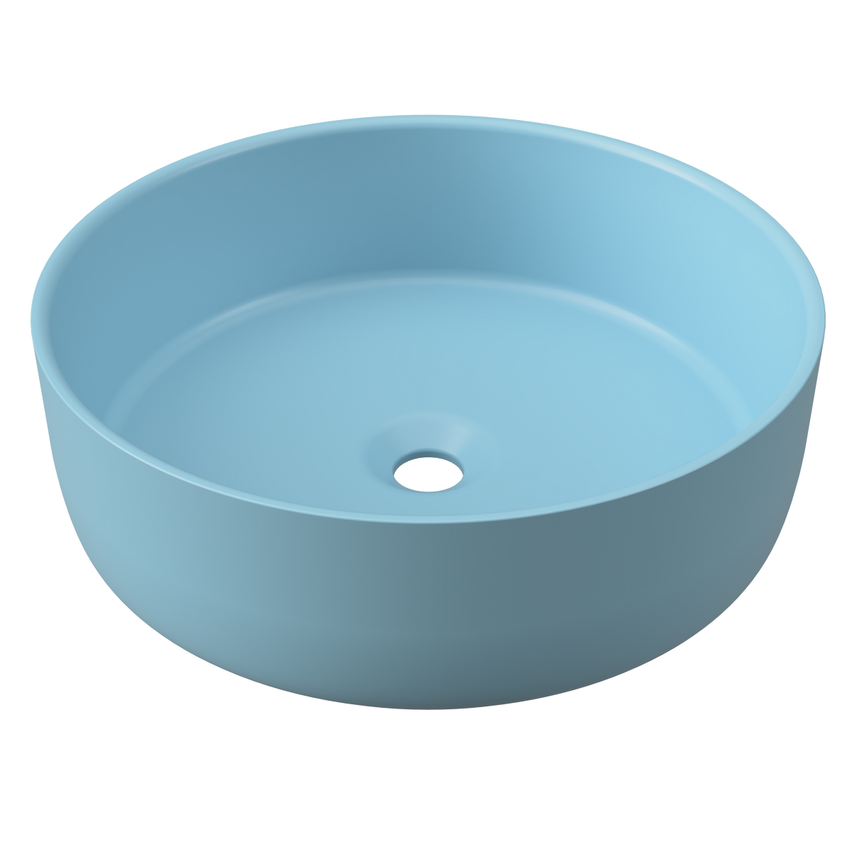 An image of Timberline's Allure Basin 360mm Blue Matt