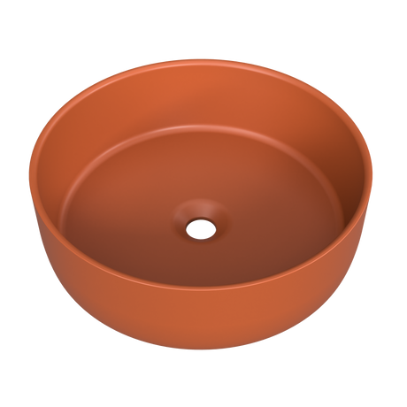 An image of Timberline's Allure Basin 360mm Terracotta Matt