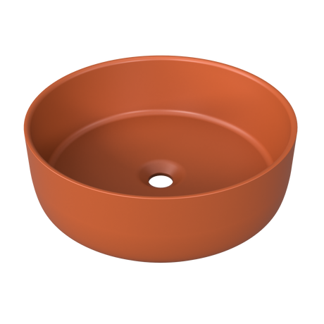 An image of Timberline's Allure Basin 360mm Terracotta Matt