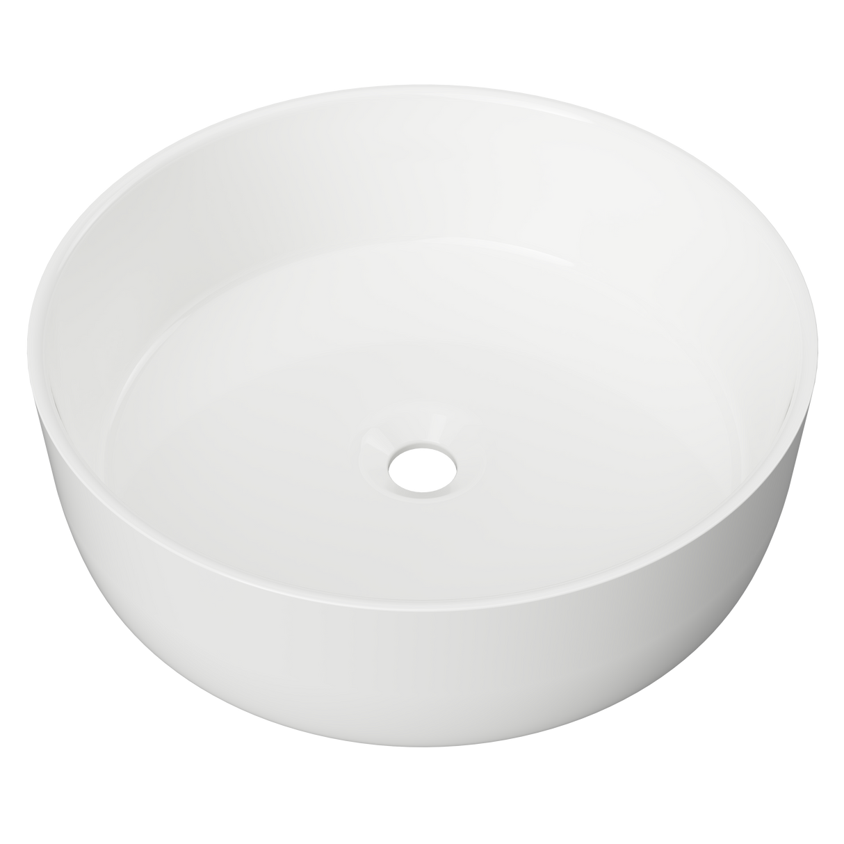 An image of Timberline's Allure Basin 360mm White Gloss
