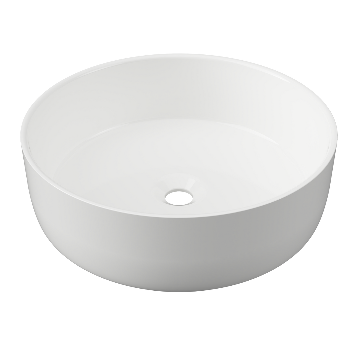 An image of Timberline's Allure Basin 360mm White Gloss