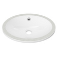 An image of Timberline's Amara Undermount Basin 450mm White Gloss
