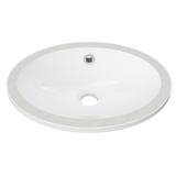 An image of Timberline's Amara Undermount Basin 450mm White Gloss