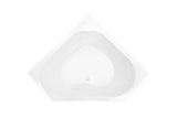 Angelique 1295 Inset Corner Bath - White