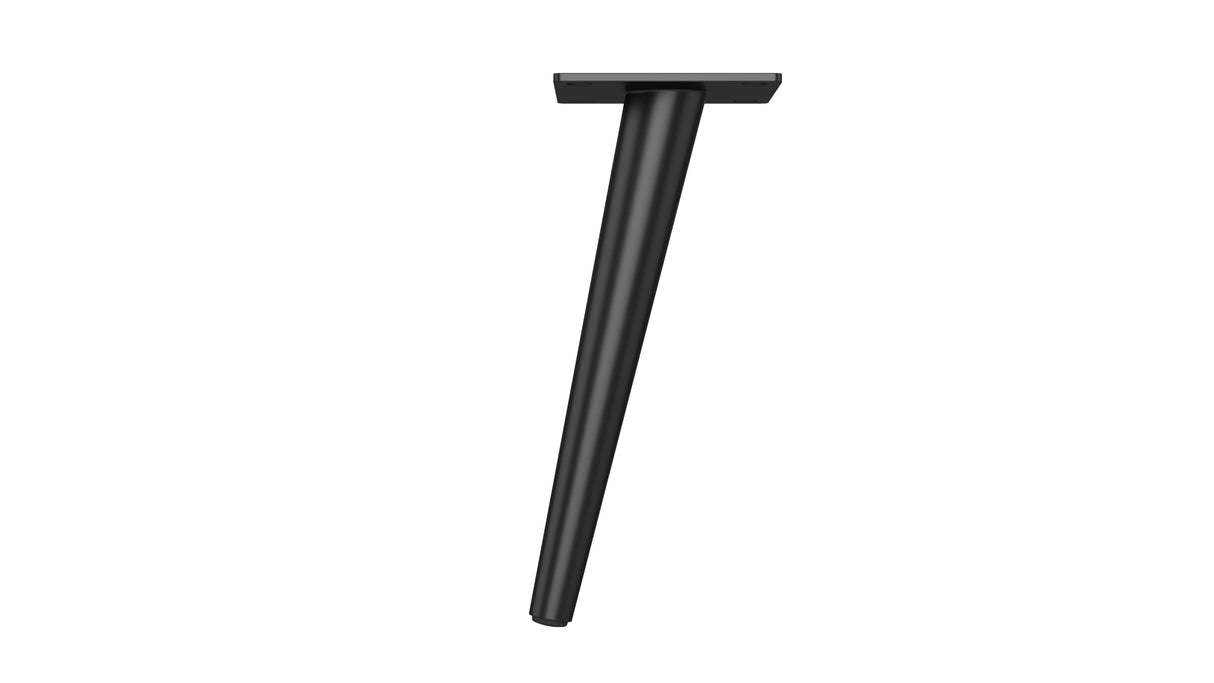 Angled 200mm Black Leg (ANG-LEG-200-BL)