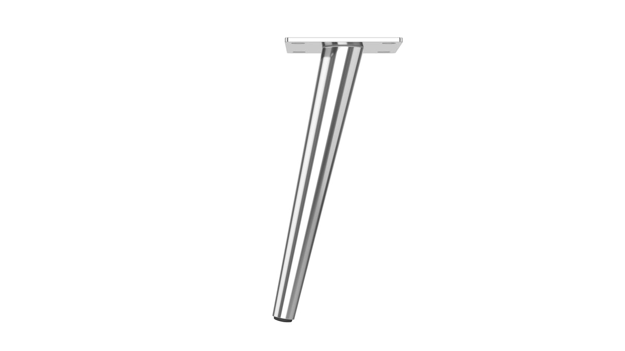 Angled 200mm Chrome Leg (ANG-LEG-200-CR)