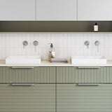 A lifestyle image of Timberline's Arcade Basin 400mm White Gloss