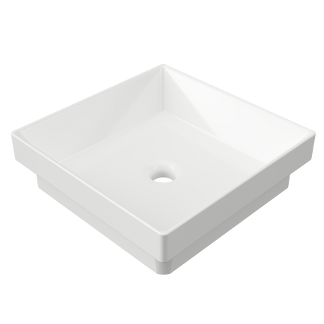 An image of Timberline's Arcade Basin 400mm White Gloss