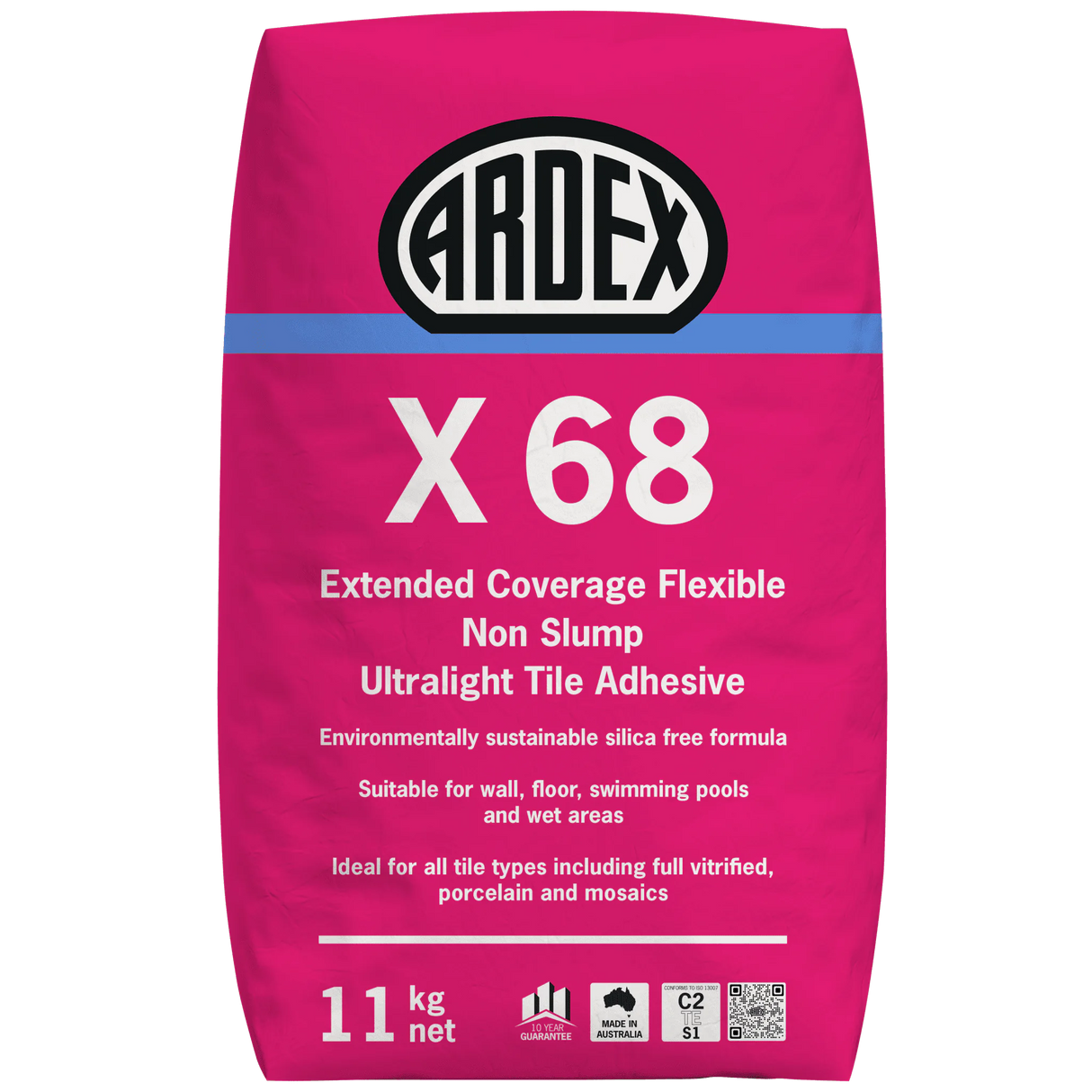 X68 Powder Tile Adhesive - 11kg