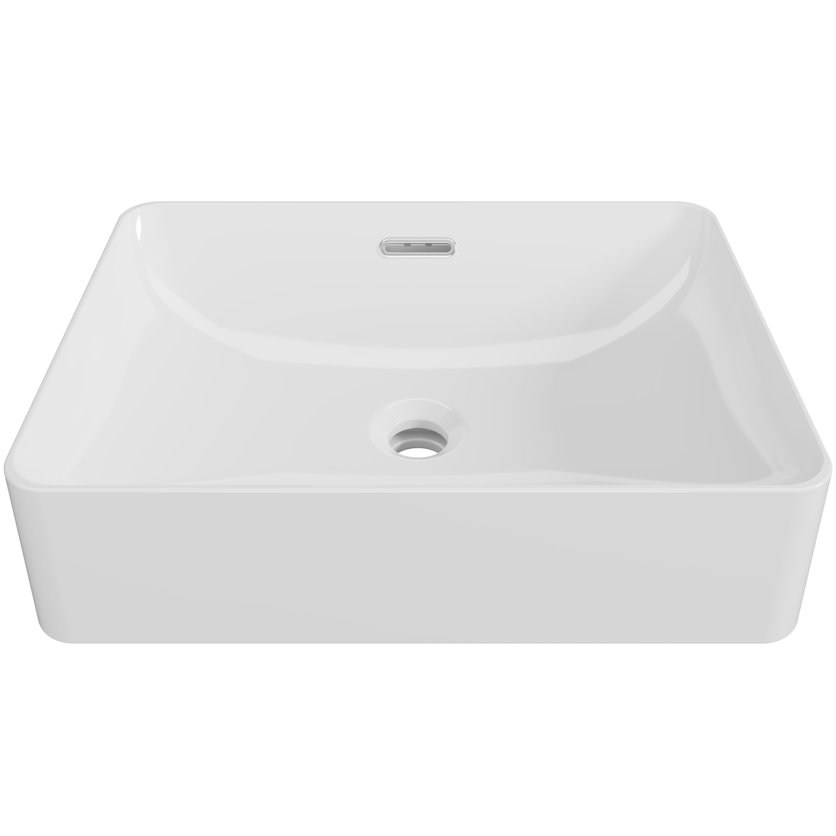 August Basin 500mm White Gloss
