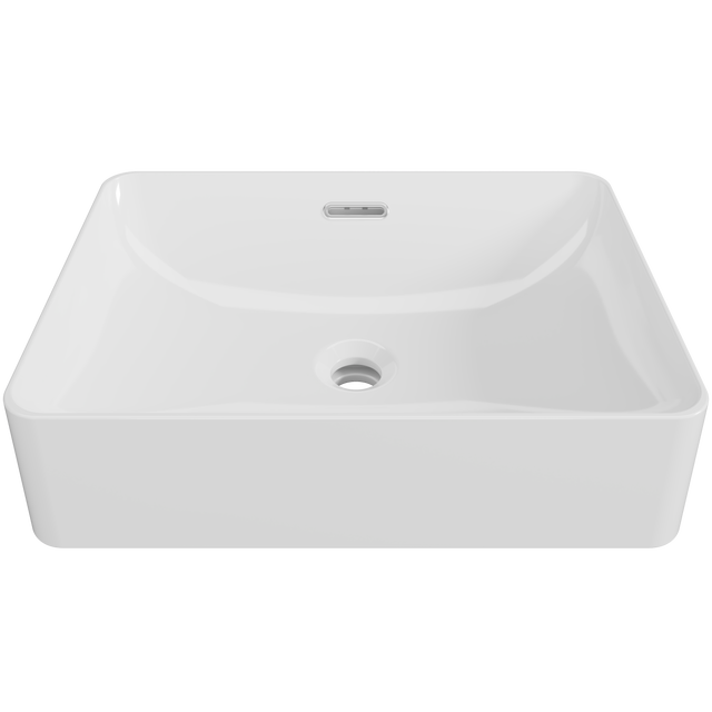 August Basin 500mm White Gloss