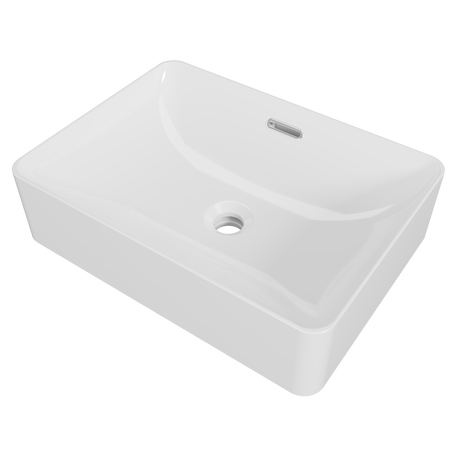August Basin 500mm White Gloss