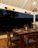 Ash 2000W Wall Mounted Outdoor Heater with Remote 190x945x130mm