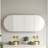 Ballad Mirror Cabinet 1500mm Four Door Platinum Collection (BAL-SC-1500-4-P)