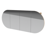 Ballad Mirror Cabinet 1500mm Four Door Gold Collection (BAL-SC-1500-4-G)
