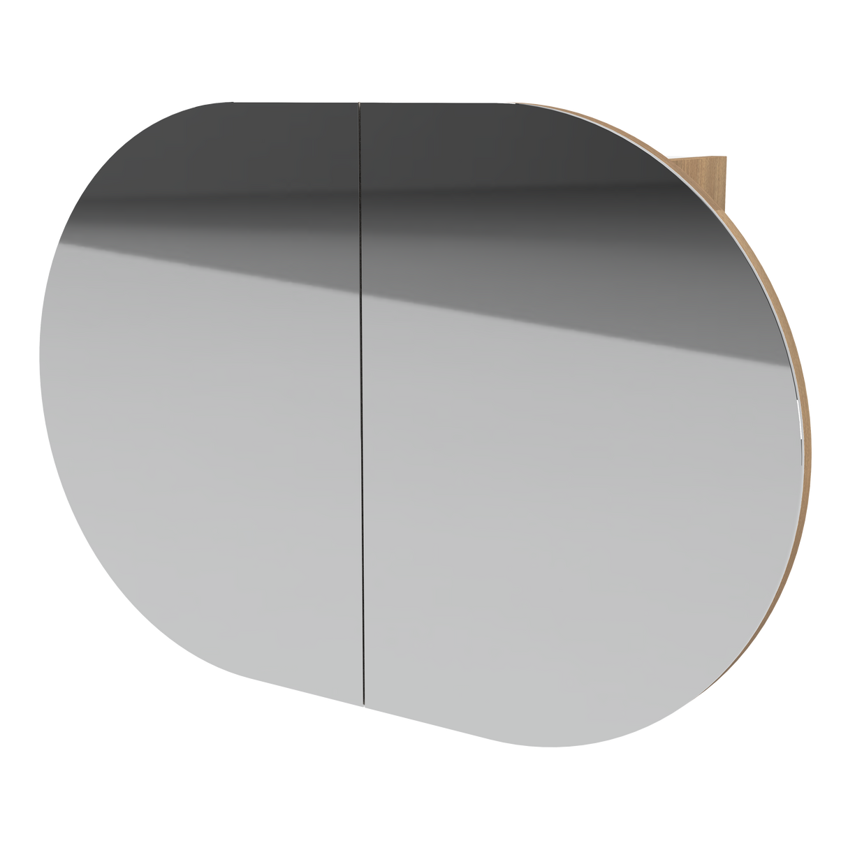 Ballad Mirror Cabinet 900mm Double Door Gold Collection (BAL-SC-900-D-G)