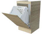 Modular Laundry 450mm Base Unit Laundry Basket Drawer Flip Down (BAS-LC-450-BASKFLIP)