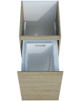 Modular Laundry Cabinet 450mm Base Unit Landry Basket Drawer (BAS-LC-450-BASK)