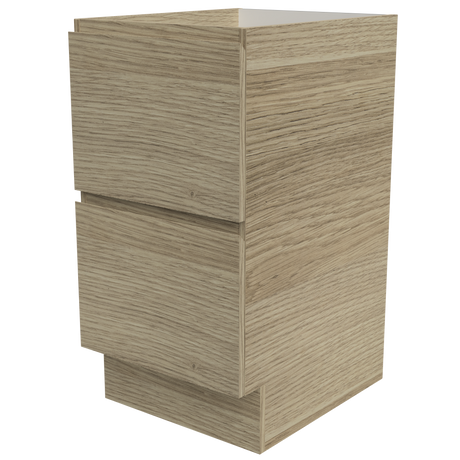Modular Laundry Cabinet 450mm Base Unit 2 Drawers (BAS-LC-450-DR2)