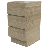 Modular Laundry Cabinet 450mm Base Unit 3 Drawers (BAS-LC-450-DR3)