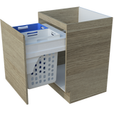 Modular Laundry 600mm Base Unit Laundry Basket Drawer (BAS-LC-600-BASK)