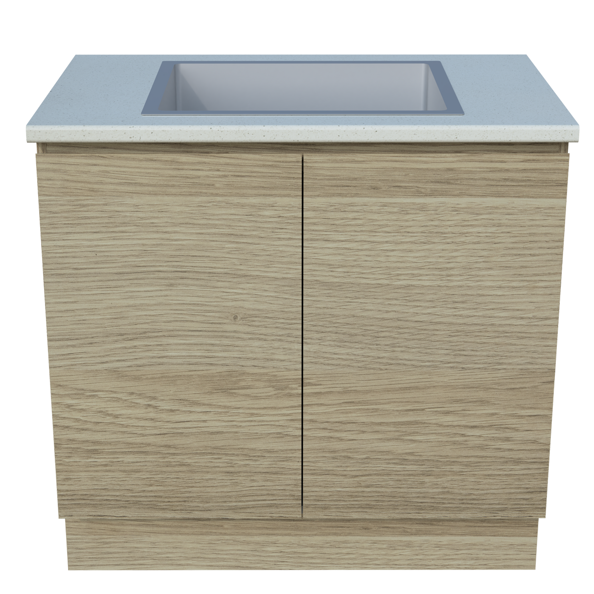 Modular Laundry 900mm x 600 Deep Combination Cabinet Top and Sink (BAS-LC-900-COMBO)