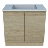 Modular Laundry 900mm x 600 Deep Combination Cabinet Top and Sink (BAS-LC-900-COMBO)