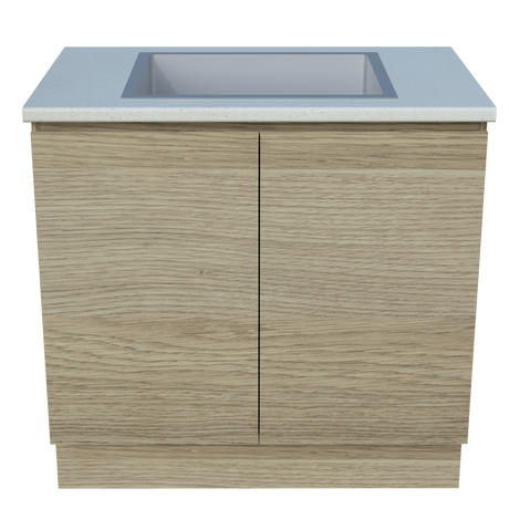 Modular Laundry 900mm x 600 Deep Combination Cabinet Top and Sink (BAS-LC-900-COMBO)