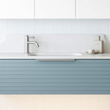 A lifestyle image of Timberline's Bodhi Undermount Basin 540mm White Gloss