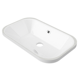 An image of Timberline's Bodhi Undermount Basin 540mm White Gloss