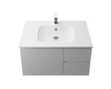 An image of Timberline's Bodhi Undermount Basin 540mm White Gloss