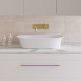 A lifestyle image of Timberline's Bonnie Basin 560mm White Matt